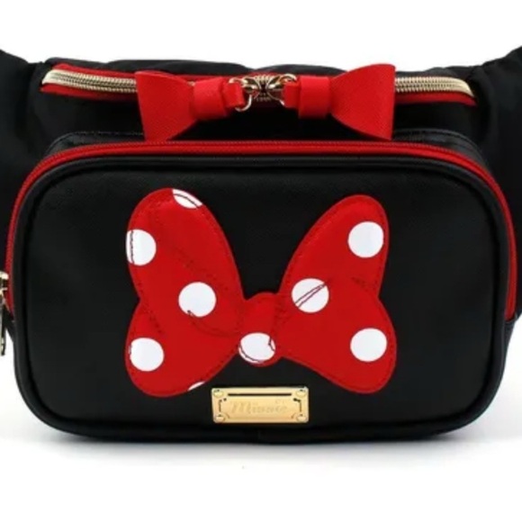 Disney Accessories - Minnie Mouse Black and Red Polka Dot fanny pack